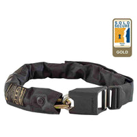 HipLok Gold Wearable Chain Lock, Black