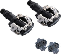 SHIMANO PD-M520 SPD Clipless Bike Pedals with Cleats - Black